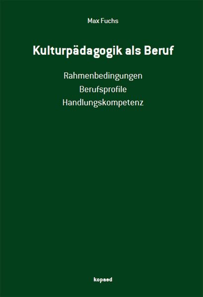 Produktbild: Kulturp&auml;dagogik als Beruf