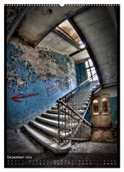 Produktbild: Lost Places II, Vergessene Orte (Wandkalender 2026 DIN A2 hoch), CALVENDO Monatskalender