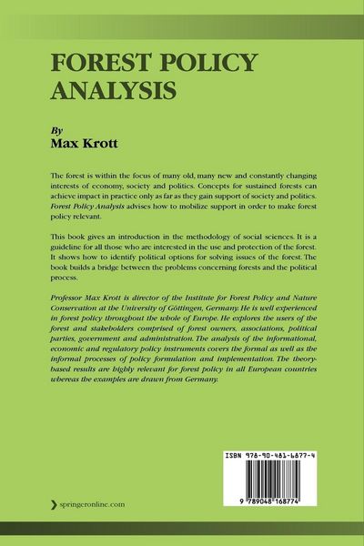Produktbild: Forest Policy Analysis