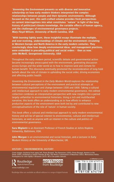Produktbild: Governing the Environment in the Early Modern World