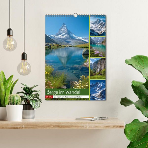 Produktbild: Berge im Wandel (Wandkalender 2027 DIN A3 hoch), CALVENDO Monatskalender