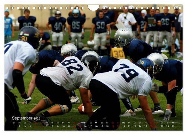 Produktbild: American Football - Touchdown (Wandkalender 2026 DIN A4 quer), CALVENDO Monatskalender