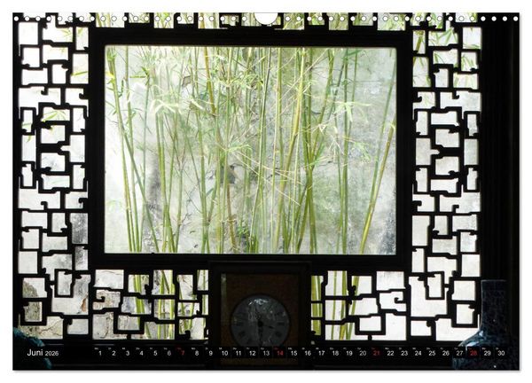 Produktbild: Im chinesischen Garten (Wandkalender 2026 DIN A3 quer), CALVENDO Monatskalender