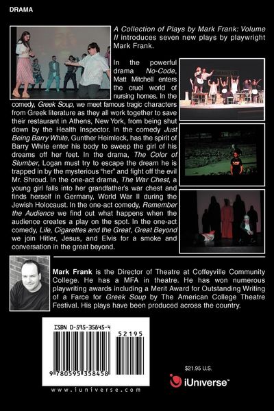 Produktbild: A Collection of Plays by Mark Frank