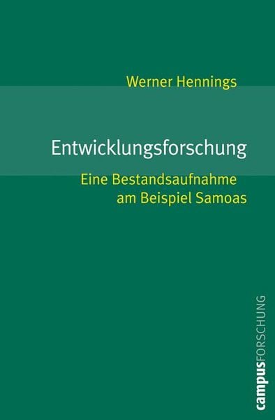 Produktbild: Entwicklungsforschung