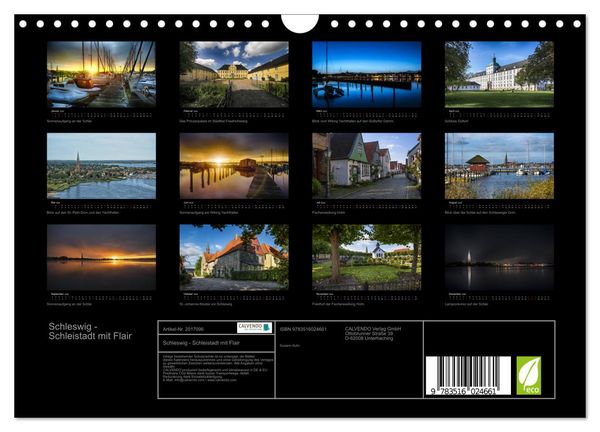 Produktbild: Schleswig - Schleistadt mit Flair (Wandkalender 2026 DIN A4 quer), CALVENDO Monatskalender