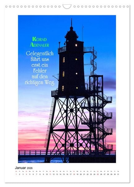 Produktbild: Interessante Zitate (Wandkalender 2026 DIN A3 hoch), CALVENDO Monatskalender