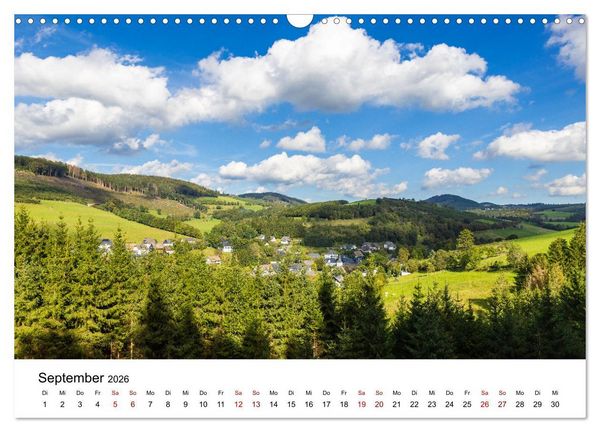 Produktbild: Westfeld-Ohlenbach im Wechsel der Jahreszeiten (Wandkalender 2026 DIN A3 quer), CALVENDO Monatskalender