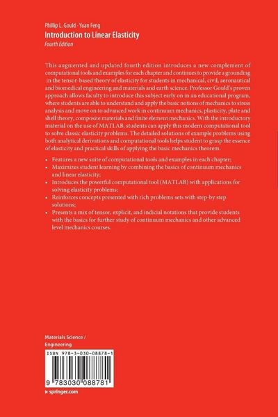 Produktbild: Introduction to Linear Elasticity