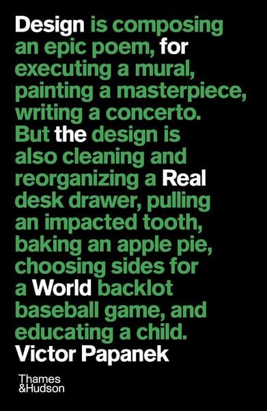 Design for the Real World, Taschenbuch von Victor Papanek, Thames & Hudson, 9780500295335