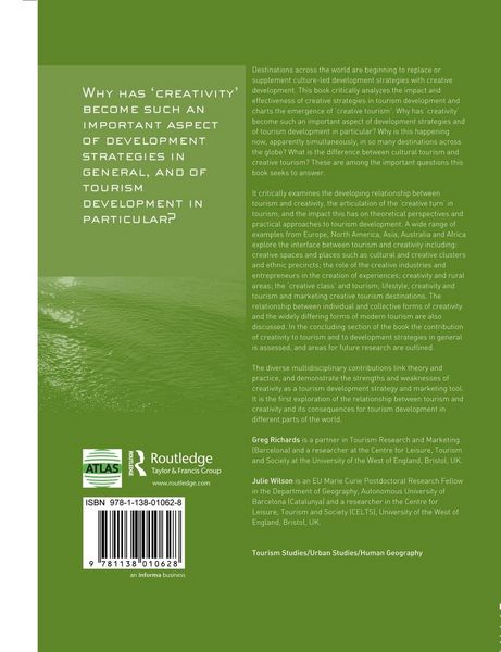 Produktbild: Tourism, Creativity and Development