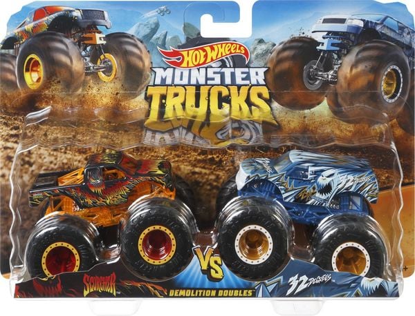Produktbild: Hot Wheels Monster Trucks Die-Cast 2er Pack