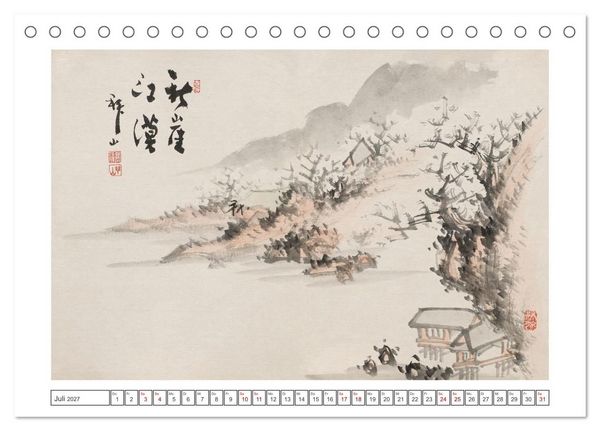 Produktbild: Yoshitsugu Haizan (Tischkalender 2027 DIN A5 quer), CALVENDO Monatskalender