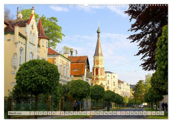 Produktbild: Famous Spas in the Czech Republic (Wall Calendar 2026 DIN A2 landscape), CALVENDO 12 Month Wall Calendar