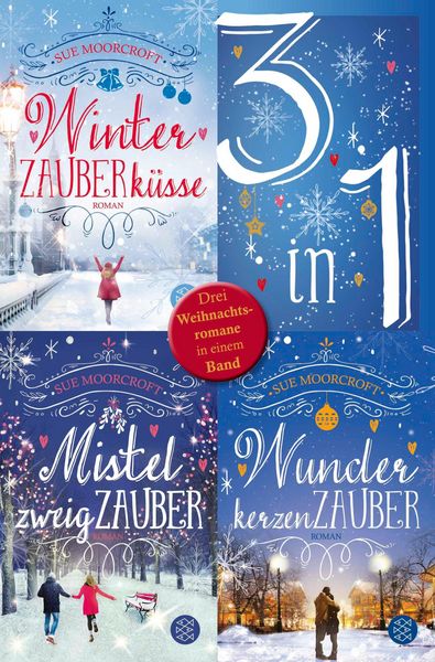 Produktbild: Winterzauberk&uuml;sse / Mistelzweigzauber / Wunderkerzenzauber - Drei Weihnachtsromane in einem Band