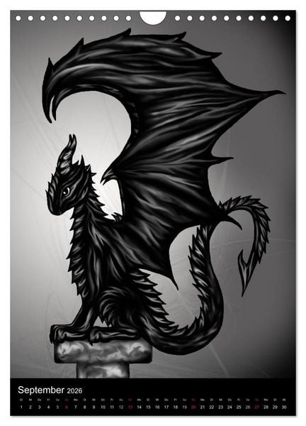 Produktbild: Drachen (Wandkalender 2026 DIN A4 hoch), CALVENDO Monatskalender
