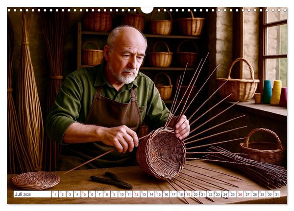 Produktbild: Traditionelle Gewerke (Wandkalender 2026 DIN A3 quer), CALVENDO Monatskalender