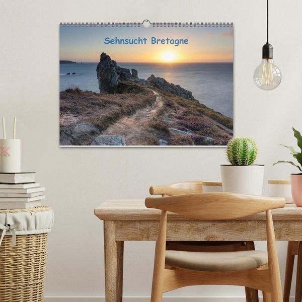Produktbild: Sehnsucht Bretagne (Wandkalender 2026 DIN A3 quer), CALVENDO Monatskalender
