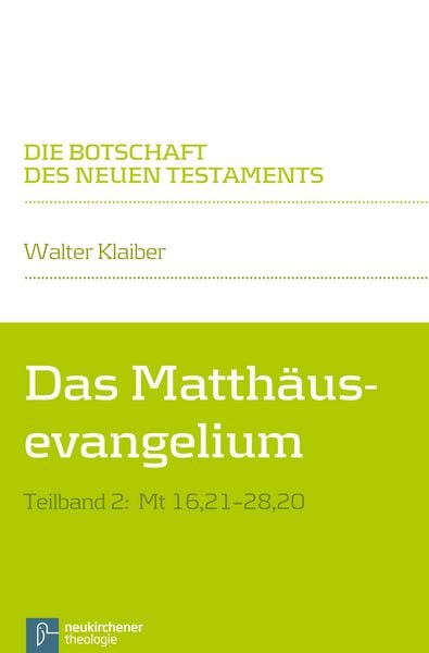 Produktbild: Das Matth&auml;usevangelium