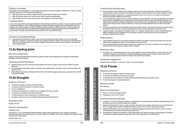 Produktbild: Collins Cambridge Lower Secondary Science - Lower Secondary Science Teacher's Guide: Stage 9