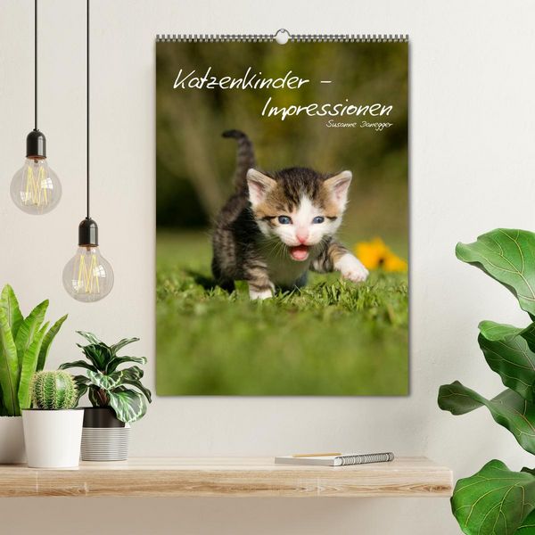 Produktbild: Katzenkinder - Impressionen (Wandkalender 2026 DIN A2 hoch), CALVENDO Monatskalender