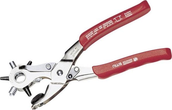 Produktbild: NWS 170K-12-220 Revolverlochzange 4 mm, 4.5 mm, 5mm 4 mm, 4.5 mm, 5mm 220mm 1St.