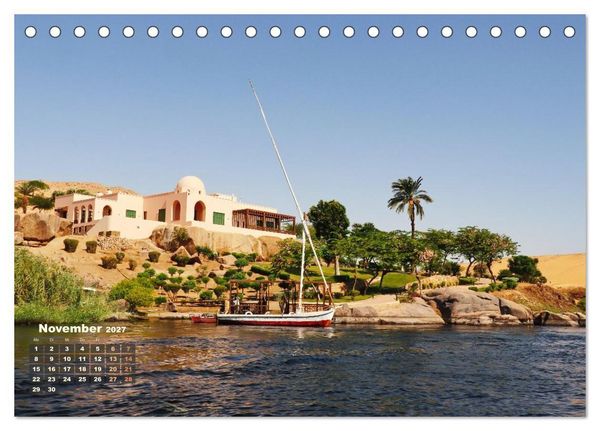 Produktbild: &Auml;gypten - Landschaften entlang des Nils (Tischkalender 2027 DIN A5 quer), CALVENDO Monatskalender