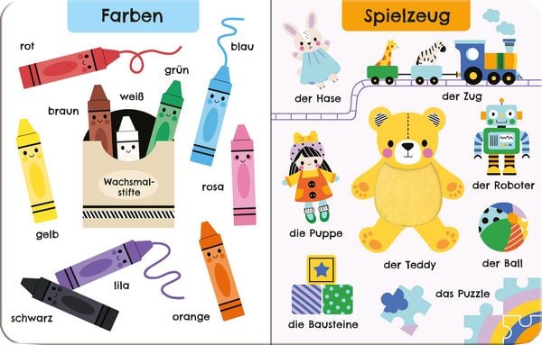 Produktbild: Babys erstes F&uuml;hlbuch: Meine ersten W&ouml;rter
