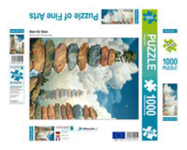 CALVENDO Puzzle Stein für Stein | 1000 Teile Lege-Größe 64 × 48 cm Foto-Puzzle für glückliche Stunden