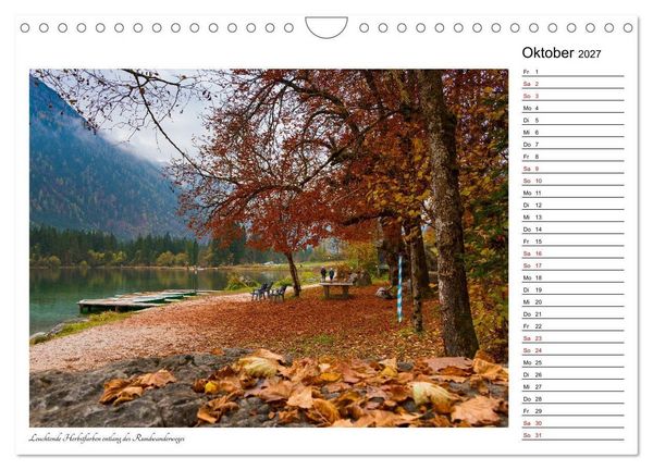 Produktbild: Rund um den Hintersee und Zauberwald (Wandkalender 2027 DIN A4 quer), CALVENDO Monatskalender