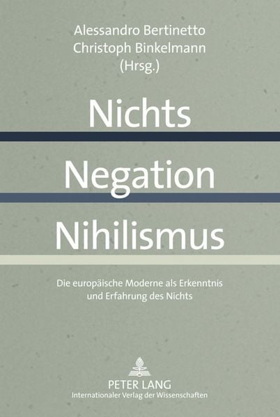 Produktbild: Nichts - Negation - Nihilismus