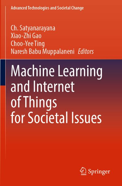 Produktbild: Machine Learning and Internet of Things for Societal Issues