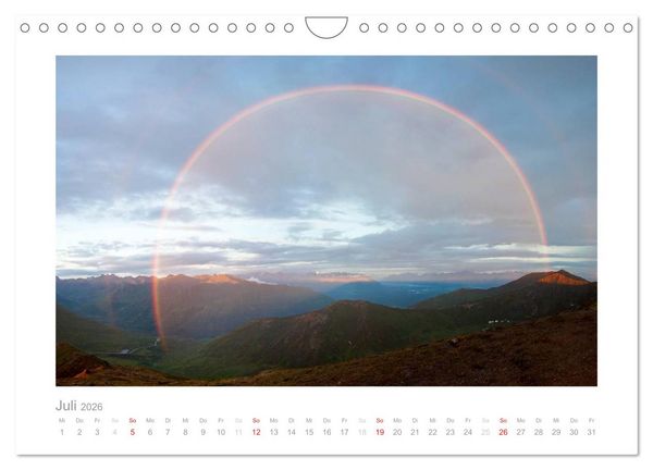 Produktbild: Alaska 2026 (Wandkalender 2026 DIN A4 quer), CALVENDO Monatskalender