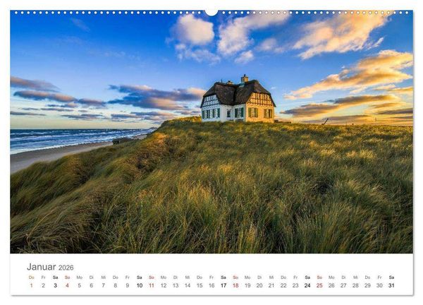 Produktbild: D&auml;nemark - Land im Licht (Wandkalender 2026 DIN A2 quer), CALVENDO Monatskalender