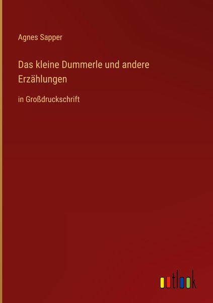 Produktbild: Das kleine Dummerle und andere Erz&auml;hlungen