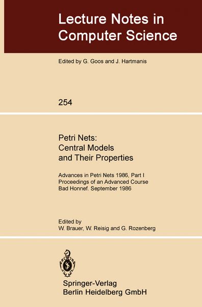 Produktbild: Petri Nets: Central Models and Their Properties