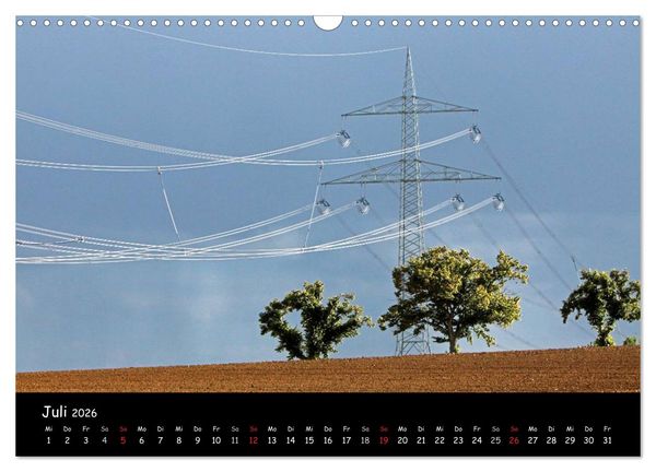 Produktbild: Unter Strom (Wandkalender 2026 DIN A3 quer), CALVENDO Monatskalender
