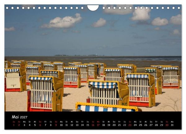 Produktbild: An der Nordseek&uuml;ste... (Wandkalender 2027 DIN A4 quer), CALVENDO Monatskalender