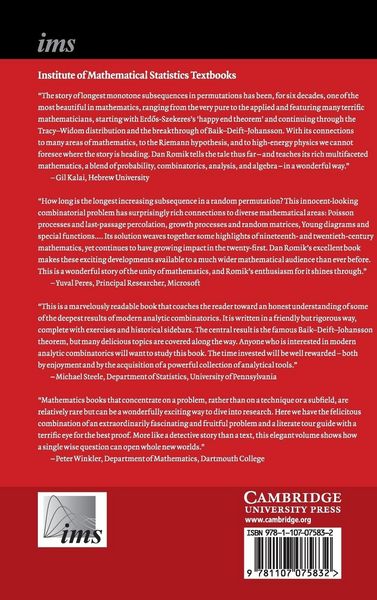 Produktbild: The Surprising Mathematics of Longest Increasing Subsequences