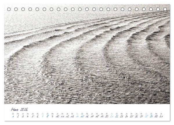 Produktbild: Meeresbilder - Nordsee-Impressionen (Tischkalender 2026 DIN A5 quer), CALVENDO Monatskalender