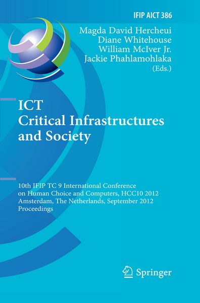 Produktbild: ICT Critical Infrastructures and Society