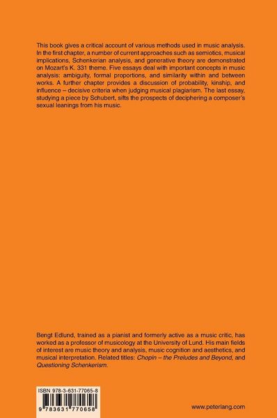 Produktbild: Analytical Variations &ndash; Eight Critical Essays on Applied Music Theory