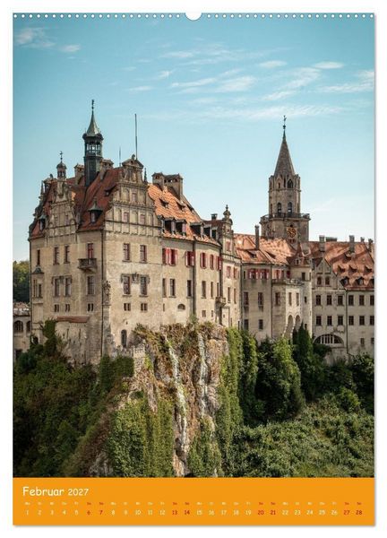Produktbild: Schloss und mehr in Sigmaringen (Wandkalender 2027 DIN A2 hoch), CALVENDO Monatskalender