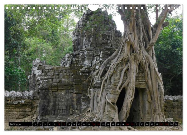 Produktbild: Angkor - Mythos im Reich der Khmer (Wandkalender 2026 DIN A4 quer), CALVENDO Monatskalender