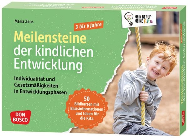 Produktbild: Meilensteine der kindlichen Entwicklung. Individualit&auml;t und Gesetzm&auml;&szlig;igkeiten in Entwicklungsphasen bei 3- bis 6-J&auml;hrigen