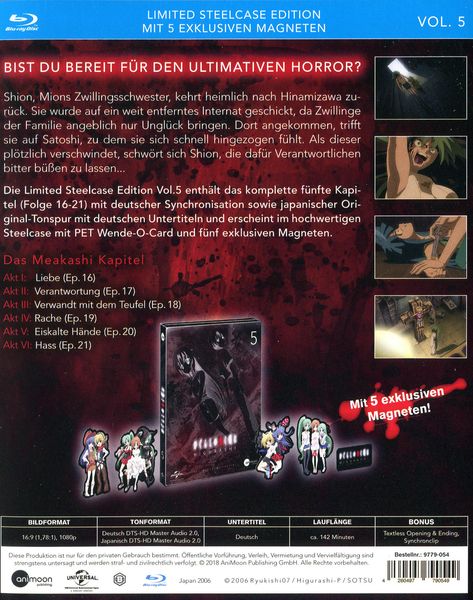 Produktbild: Higurashi Vol.5 (Steelcase Edition)