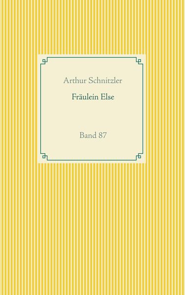 Produktbild: Fr&auml;ulein Else