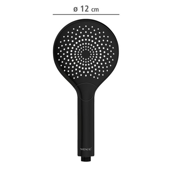 Produktbild: Duschkopf Watersaving &Oslash; 120 cm 3 Funktionen, &Oslash; 12 cm