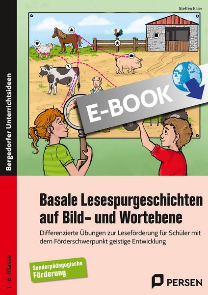 Produktbild: Basale Lesespurgeschichten auf Bild- und Wortebene