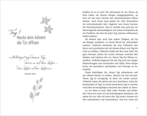 Produktbild: 24 Tage Achtsamkeit